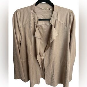 Soft Surroundings Blossom Faux Suede Jacket